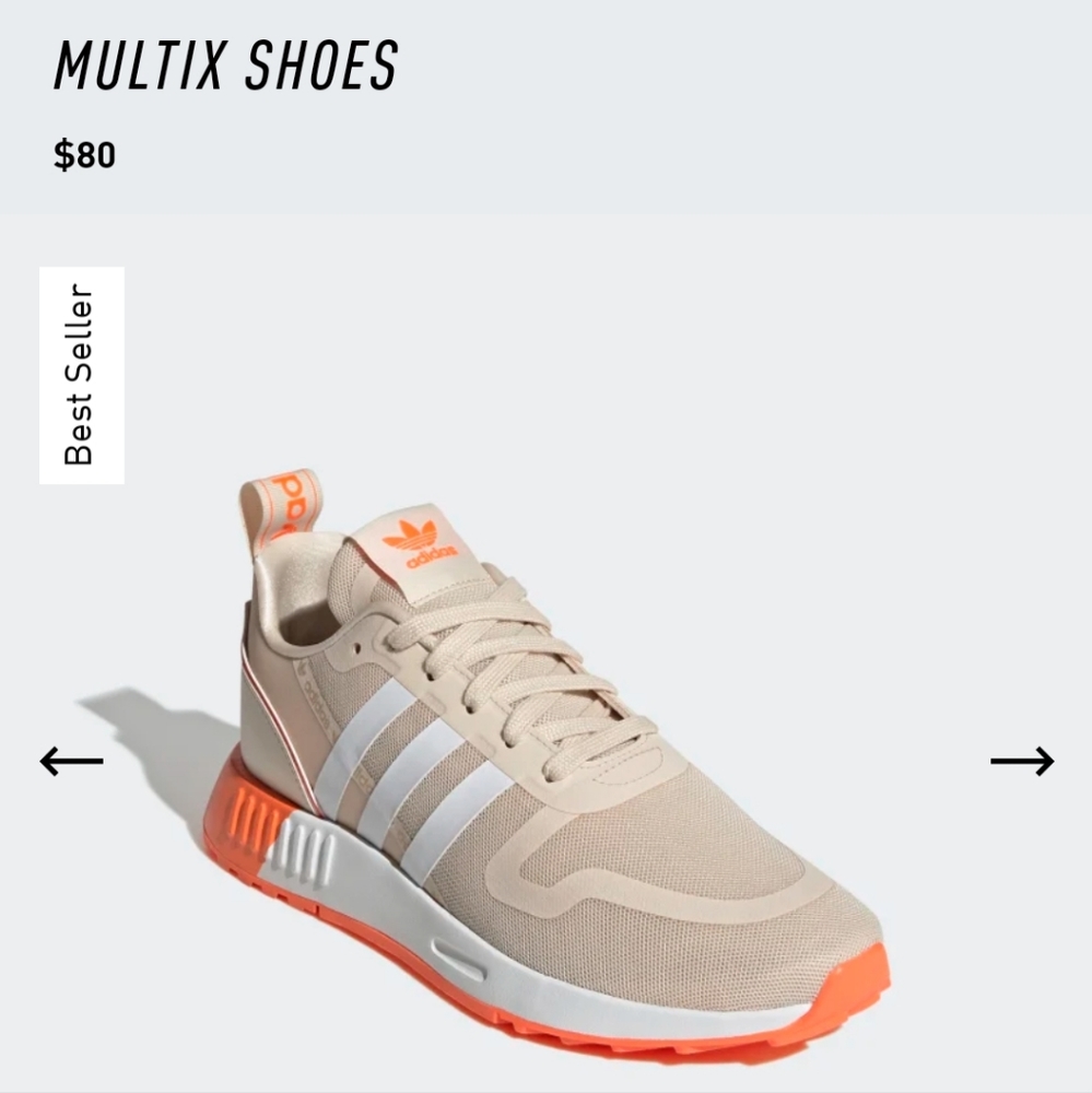 Adidas multix sneakers NWOT Sz 9